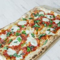 Alla Palla Pizza · Our Signature Marinara Sauce, Fresh sliced Mozzarella, Fresh Basil, on thick crust with squa...