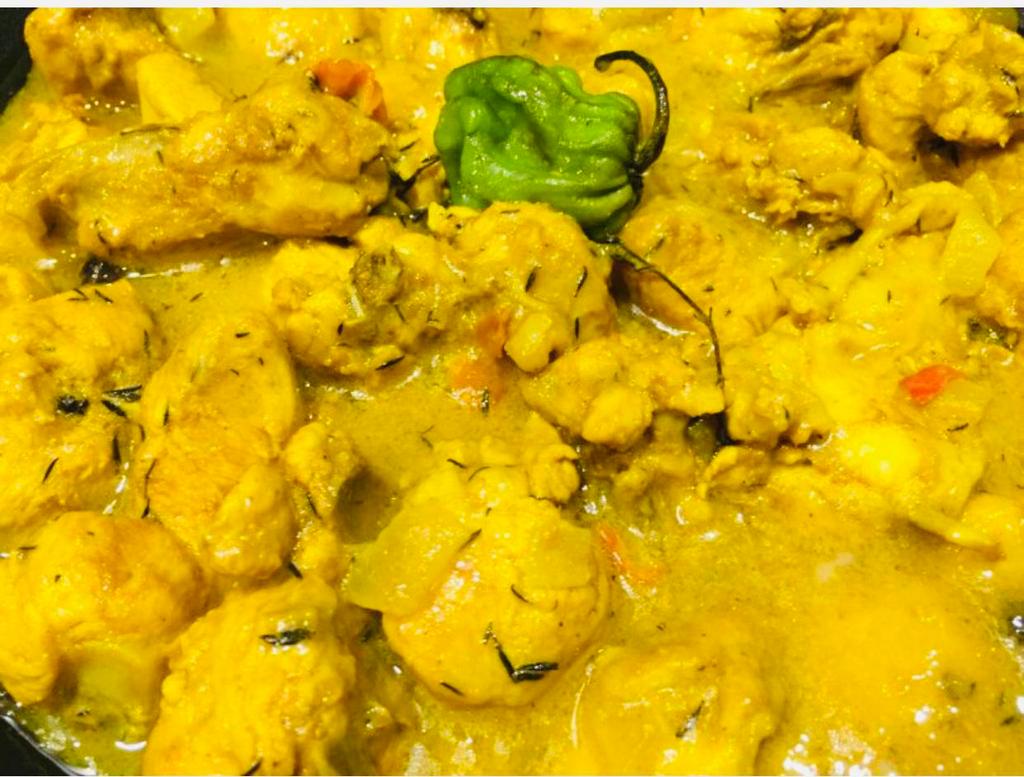Curry Chicken · Curry seasoned dish.