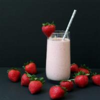 Classic Strawberry Milkshake · Thick milkshake made with Umpqua ice cream, rich whole milk and fresh strawberries topped wi...