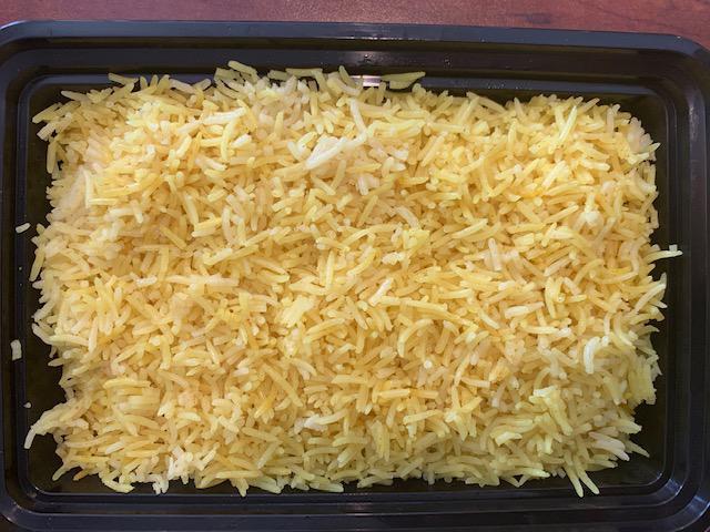 Rice Side · Special yellow basmati rice 