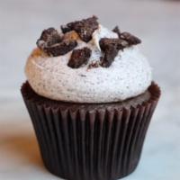 Cookies and Cream · Chocolate cake topped with our signature cookies and cream frosting and Oreo crumbles.