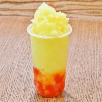 Mango Mango Slushie · Refreshing mango with blended ice.