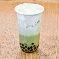 Japanese Matcha Latte · Japanese matcha and dairy free milk.