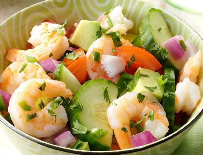 Shrimp Salad · Large.