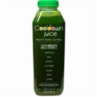 Green Immunity · Grapefruit, kale, spinach, cucumber, celery, apple lemon.