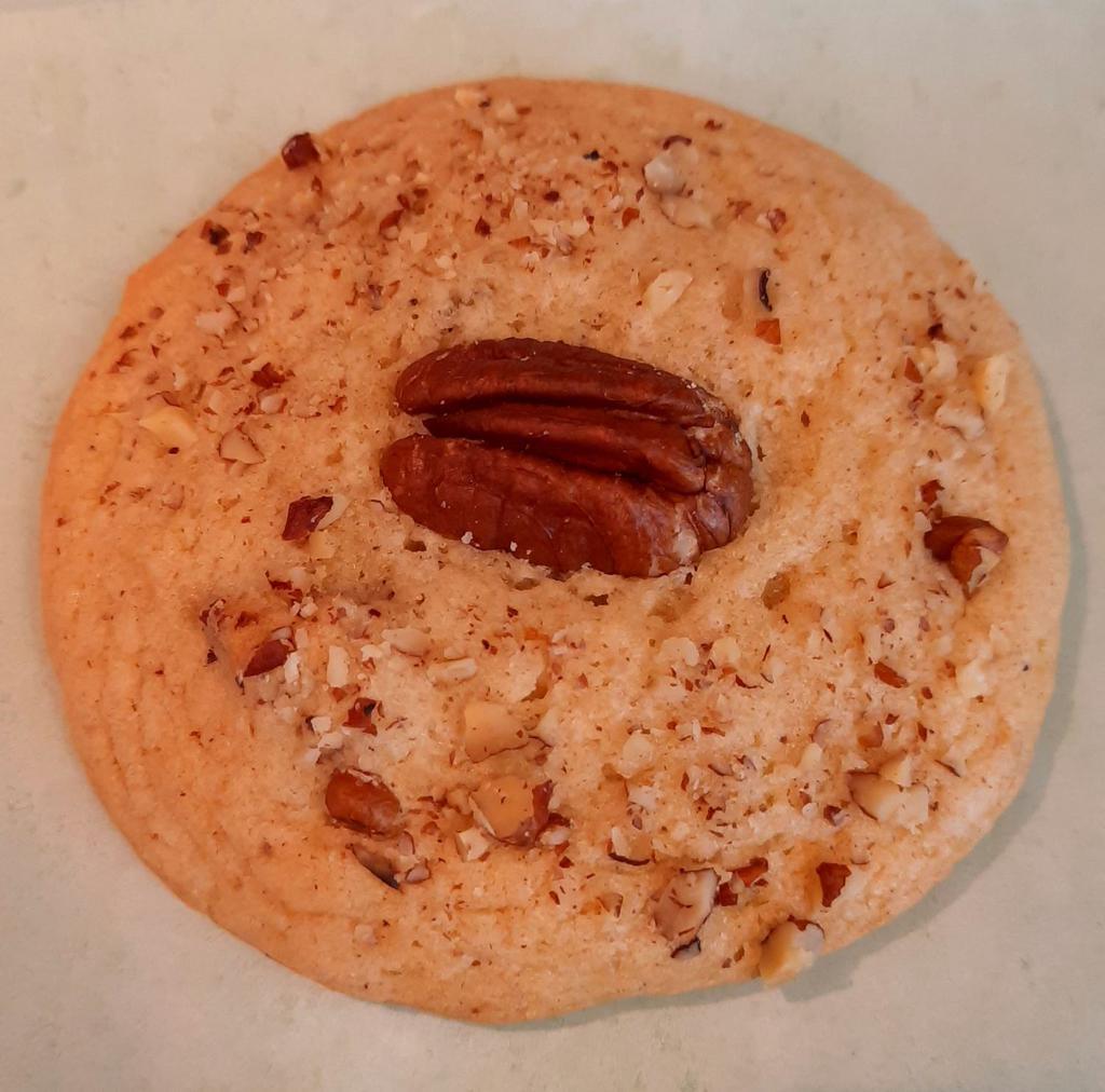 Pecan Tea Cake Cookie 12ct · Everything that the original has but loaded with pecans nuts. This pecan buttery tea cake cookie is so soft delicious and irresistible.
The perfect treat to give to one who is a lover of pecans!