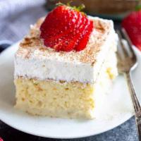  Tres Leches · 3 milk cake. Cake soaked in 3 kinds of milk.