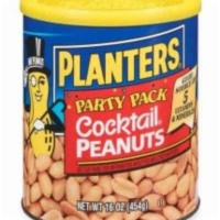Planters Cocktail Peanuts · 12 oz. can.