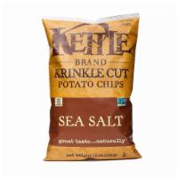 Kettle Krinkle Sea Salt Potato Chips · 13 oz. bag.