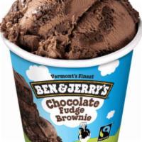 Ben & Jerry's Chocolate Fudge Brownie Pint · 473 ml. container.