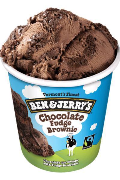 Ben & Jerry's Chocolate Fudge Brownie Pint 473 ML · Chocolate Ice Cream with Fudge Brownies
