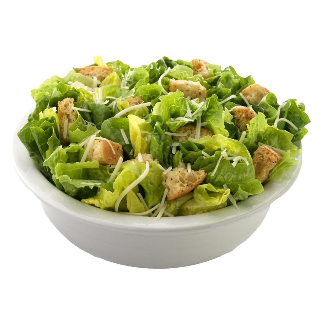 Caesar Salad · Romaine lettuce, croutons, shredded Parmesan cheese and Caesar dressing. 