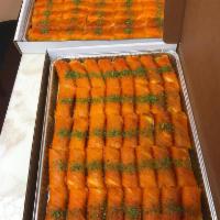 Kunafeh Fingers with Cream · 5 pieces.