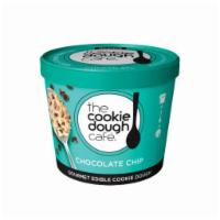 The Cookie Dough Cafe Chocolate Chip Edible Cookie Dough Mini Cup (3.5 oz.) · 3.5 oz. Prepackaged mini cup of egg-free chocolate chip cookie dough with a built in spoon u...