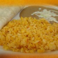 Kids Corn Quesadilla  · Cheese Corn Quesadilla, choice of meat. Served with rice and beans.
