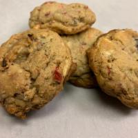 Strawberry Heather 23 · This brand new cookie is named after my beautiful wife! It’s loaded with oats, dried strawbe...