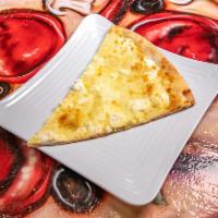 White Pizza · Ricotta, mozzarella and fresh garlic.