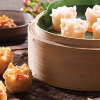 6 Piece Shumai · Shrimp Shumai, Steamed or fried. Comes with our famous house special Gyoza sauce.