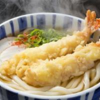 Tempura Udon Soup · Two shrimp tempura and assorted vegetable tempura packed on the side. (for delivery orders, ...