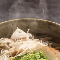 Soba Noodle Soup · Comes with assorted vegetables. (for delivery orders, it's recommended to heat up the soup b...