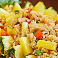 Pineapple Fried Rice · Thai style pineapple fried rice