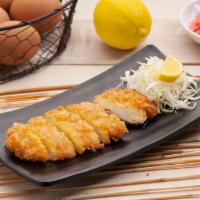 Chicken Katsu · Served with miso soup or salad and rice. 