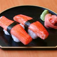 Crab Meat · 1 pc for sushi, 1 pc for sashimi