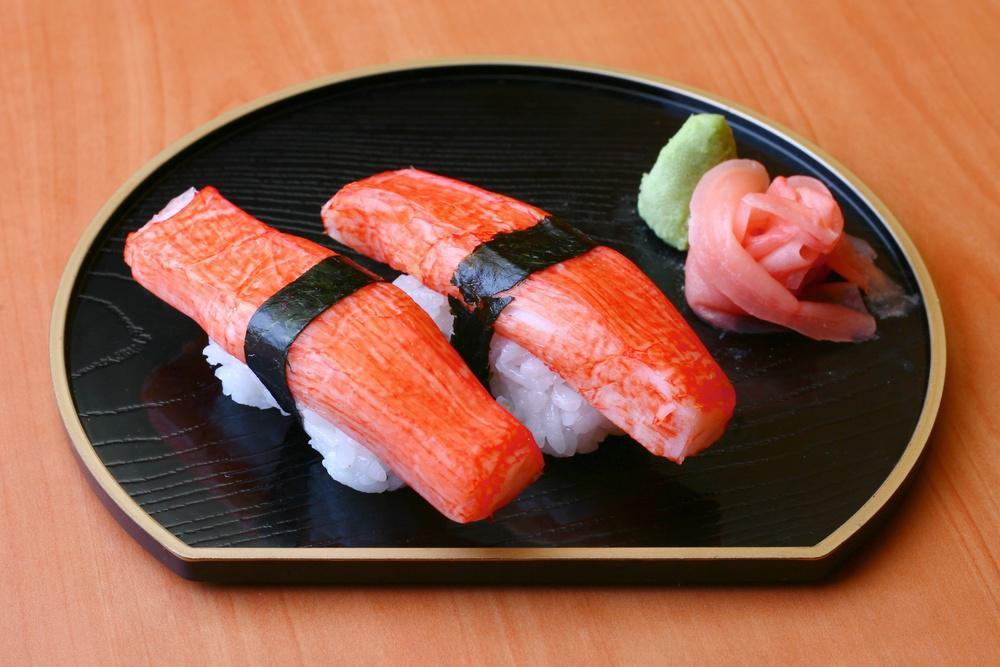 Crab Meat · 1 pc for sushi, 1 pc for sashimi