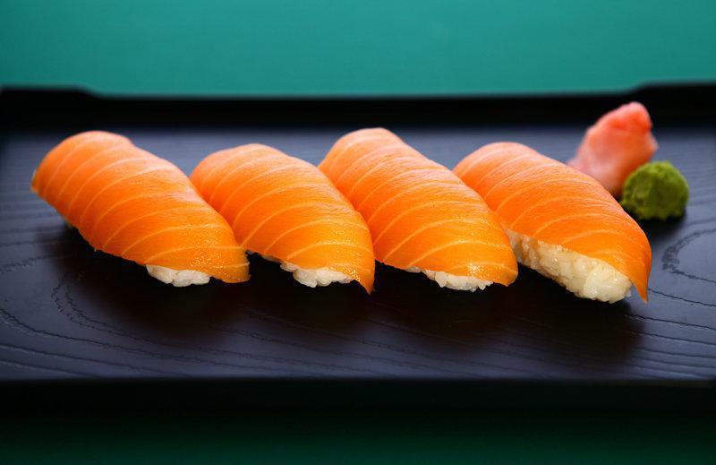 Salmon · 1 pc for sushi, 2 pc for sashimi