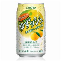 CHOYA Yowanai Yuzu - Sparkling Soda · Yuzu is a Japanese citrus famous for its highly aromatic zest and a refreshing flavor. Conta...