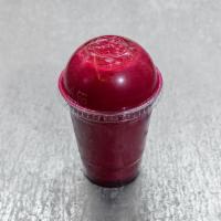 SM7. Bench Press Smoothie · Apple, lemon, carrot, beet and apple juice.