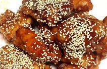 C5. Sesame Chicken Dinner Combo · Hot and spicy.