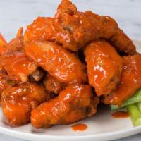 Wings · Mild, spicy general, Tso's, BBQ or honey mustard.