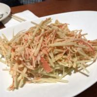 Spicy Kani Salad · Crabmeat, caviar, cucumber and spicy mayo.