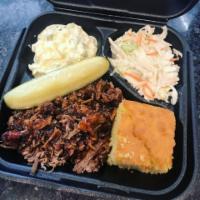 1 Meat Plate with 2 Homestyle Sides and a Roll or Homemade Cornbread · Choose one of our delicious perfectly smoked meats and two of Star's famous homestyle sides ...