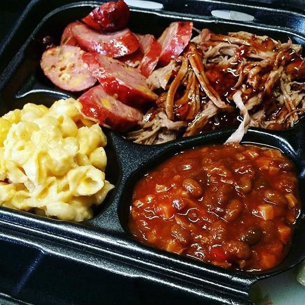 2 Meat Plate with 2 Homestyle Sides and a Roll or Cornbread · It comes with two of our slow-smoked meats and your choice of two of Star's famous homestyle sides with either a roll or homemade cornbread. 