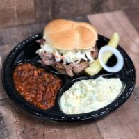 Pulled Pork Sandwich with 1 Side · Mouthwatering Pulled Pork Sandwich with one of our Star's famous homestyle sides. Make it Ca...