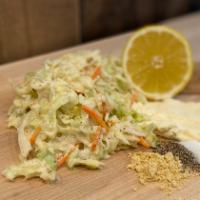 Fresh Coleslaw · Fresh, crisp cabbage and carrots with a perfect marriage of a vinegar and mayo base. Emulsif...