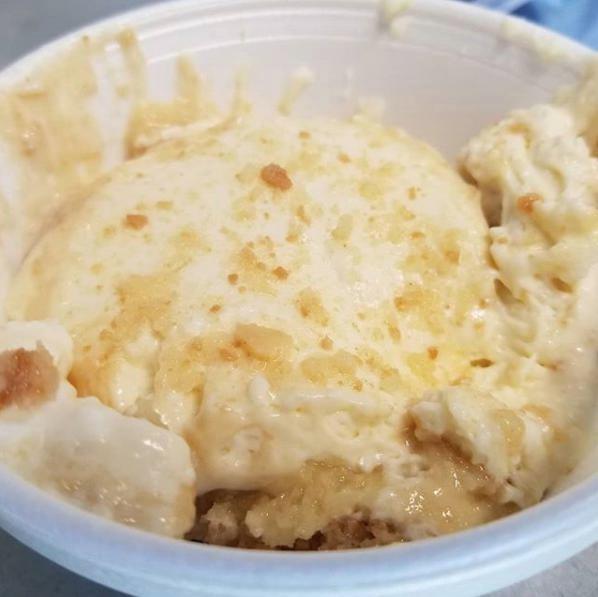Banana Pudding · Homemade banana pudding. We start by making homemade whip cream and vanilla pudding, folded together, then layer bananas and ‘Nilla Wafers. The perfect Southern ending to great BBQ.