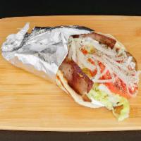 Gyro Sandwich · Lamb or chicken.