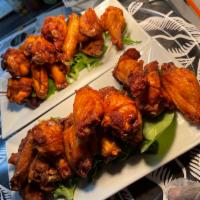 DORSETT BK NAKED & HARD FRIED WINGS 6pcs  · Deep fried SEASONED to perfection and drenched in your favorite sauce.  
Variety Mixed flats...