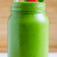 Daily Green Smoothie · 16 oz. Kale, spinach, coconut, pineapple, banana, and coco h20.
