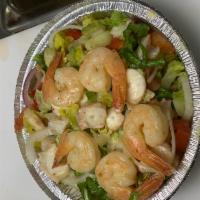 Ensalada de camarones y pulpo / shrimp and octopus salad  · 
