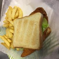 16. Fish Sandwich, Fries and Drink Combo Special · Sandwich made with a piece of cut fish that is either fried, baked, or grilled. Catfish or t...