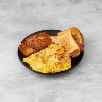 Western Omelet · Ham, bell peppers and Onion. Served with homefries and a toast