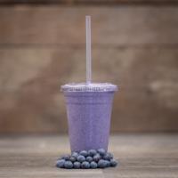 Blueberry Cobbler Smoothie · Blueberries, banana, oats, almond butter, graham cracker, and vanilla whey protein. Smoothie...