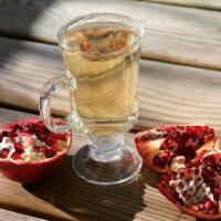 Pomegranate Heaven · Ingredients- organic green tea, organic rose hips, organic raspberries and natural flavors.
