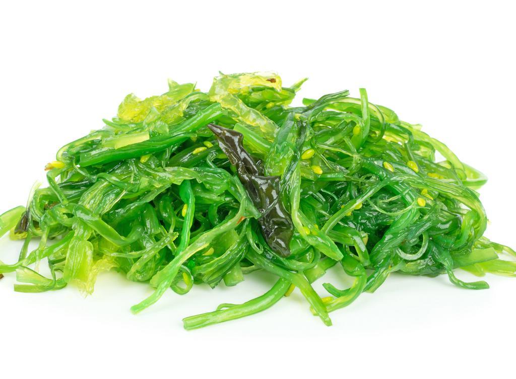 Seaweed Salad · Seaweed, mushroom, vinegar and sesame seeds. Gluten free.