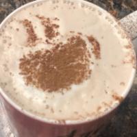 Keto Hot Chocolate Medium size · Keto hot chocolate with Collagen, MCT oil, Cocoa, Stevia, and heavy cream. 3 g carbs, 0 g su...