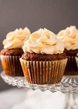 Keto Cupcake  Net Carb 2 g · Ingredients: Almond/Coconut Flour,Stevia,Erythritol,Butter Baking Powder
Frosting: Butter,Cream Cheese,Stevia
261 cal,   4 g fiber,1 g sugar, Protein 4 gr